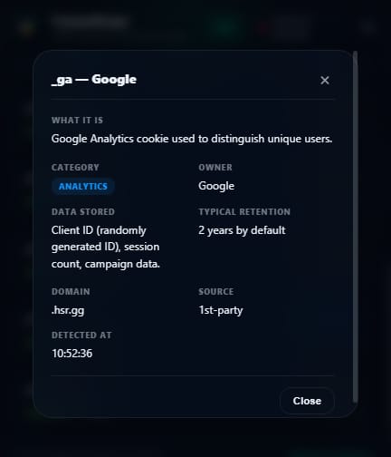 Popular Cookies & Browser Storage Explained: What Websites Set Before You Consent